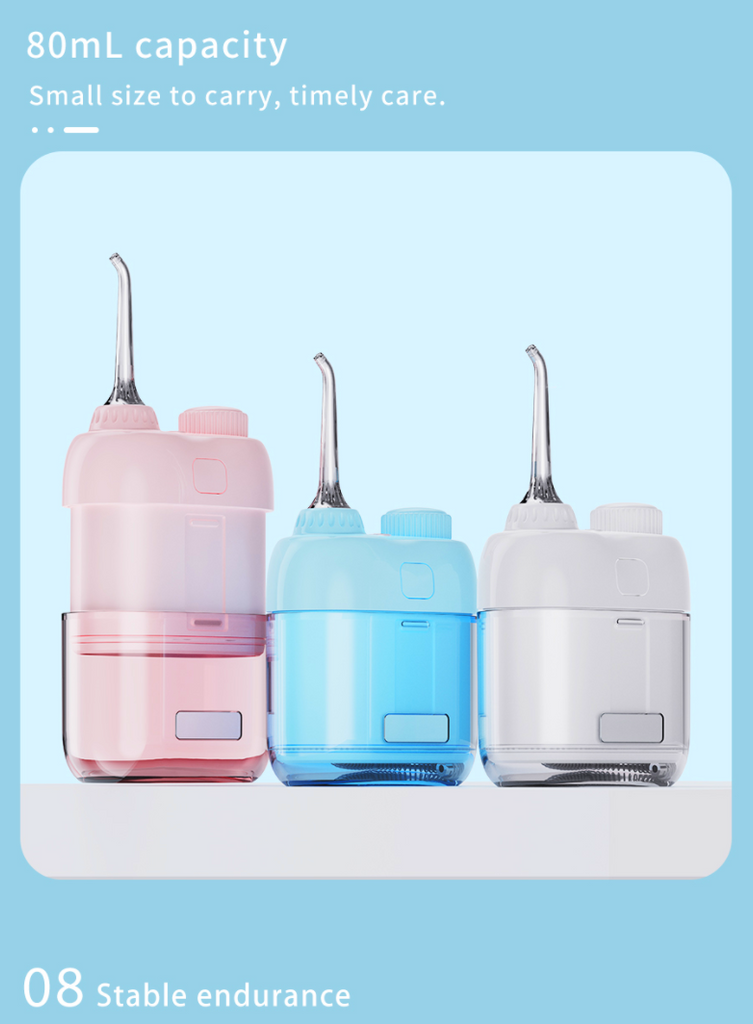 Tiny Flosser, Mighty Power: Your On-The-Go Gum Savior (Fits in a Dopp Kit!)