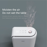 3 In 1 Humidifier Dehumidifier Combo Air Filtration, Small humidifiers for Home Livingroom Bedroom Bathroom Basement With Drain Hose Humidity and Temperature Display,5 Modes,7 Color LED Light