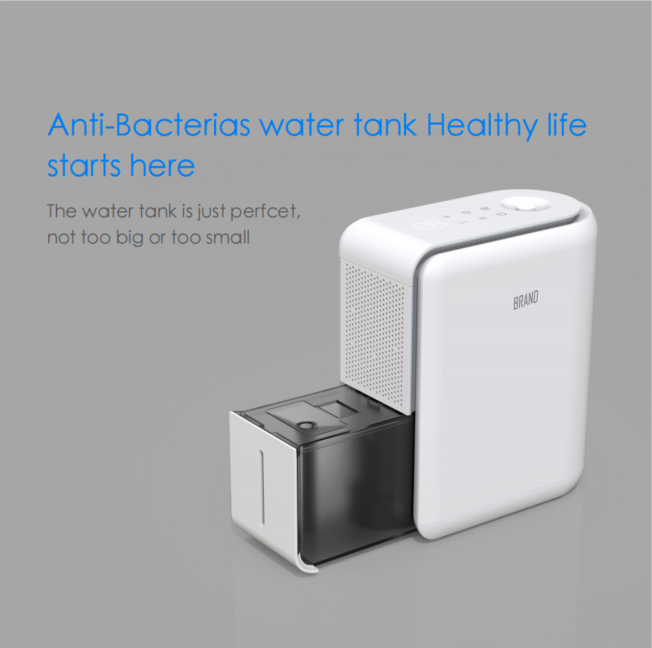 3 In 1 Humidifier Dehumidifier Combo Air Filtration, Small humidifiers for Home Livingroom Bedroom Bathroom Basement With Drain Hose Humidity and Temperature Display,5 Modes,7 Color LED Light