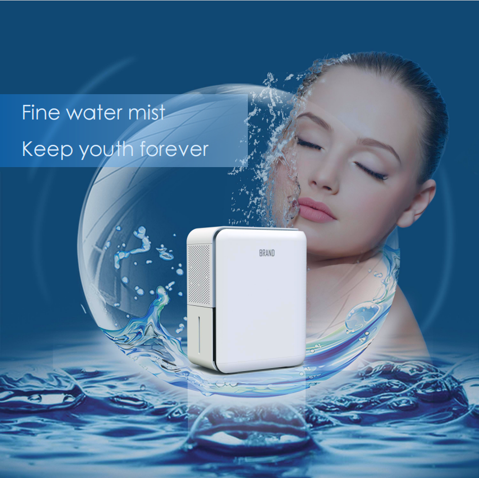3 In 1 Humidifier Dehumidifier Combo Air Filtration, Small humidifiers for Home Livingroom Bedroom Bathroom Basement With Drain Hose Humidity and Temperature Display,5 Modes,7 Color LED Light