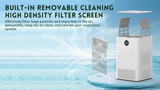 HD022 Rotary Dehumidifier for Bedroom with Drain Hose Ultra Quiet Small Portable Dehumidifiers for Basement Home Bathroom RV Dehumidifiers with Washable Filter Humidity Display Timer Mode