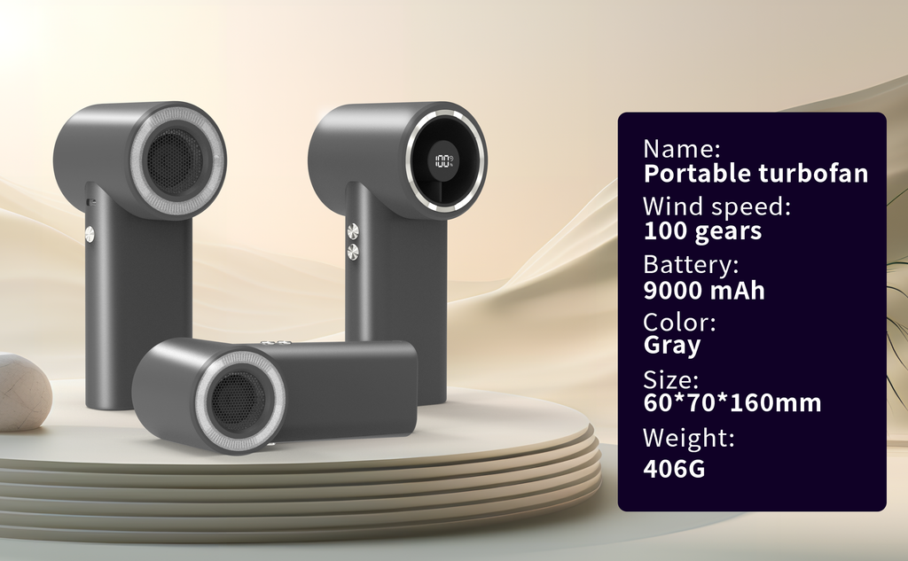 The DINZAN 100-Speed Handheld Fan: Your Summer Essential for Cool Comfort & Eye Health