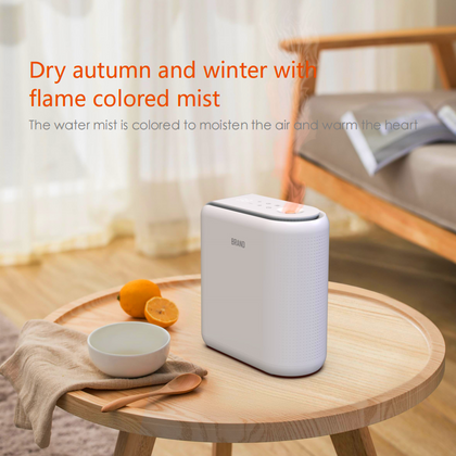 3 In 1 Humidifier Dehumidifier Combo Air Filtration, Small humidifiers for Home Livingroom Bedroom Bathroom Basement With Drain Hose Humidity and Temperature Display,5 Modes,7 Color LED Light