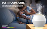 2 In 1 Humidifier Dehumidifier Combo Small Dehumidifer for Bedroom With Drain Hose Humidifer Home Air Purifier RV Bathroom Auto Adjustment Timer Setting 3L Large Water Tank 7 Color LED Lights