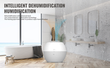 2 In 1 Humidifier Dehumidifier Combo Small Dehumidifer for Bedroom With Drain Hose Humidifer Home Air Purifier RV Bathroom Auto Adjustment Timer Setting 3L Large Water Tank 7 Color LED Lights