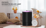 UVA 365nm Mosquito Killer Lamp with Strong Suction – 360° Indoor Insect Trap, Quiet & Smart Light Control