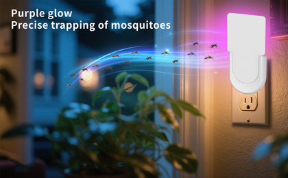 Fly Catcher Indoor, Fly Trap Indoor, Fruit Fly Traps for Indoors, Gnat Traps for House Indoor, Bug Killer, Fly Trap, Plug in Light Flying Insect Trap