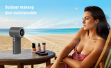 DINZAN Mini Handheld Fan 9000mAh USB Rechargeable, 100-Speed Wind Portable Personal Fan with 6H Runtime, Handheld Fans for Women Compact for Travel Outdoor Activity Sports Office Working