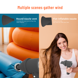 DINZAN Mini Handheld Fan 9000mAh USB Rechargeable, 100-Speed Wind Portable Personal Fan with 6H Runtime, Handheld Fans for Women Compact for Travel Outdoor Activity Sports Office Working
